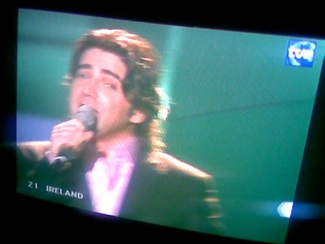 EuroVision - about 9.35pm dublin time