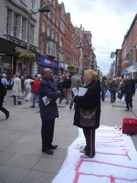 engaging with people on the streets