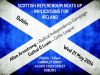Poster of public talk on Scottish Independence