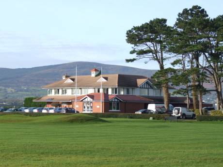 Greenore Golf Club (looking North) across the road from Anglesea Terrace.