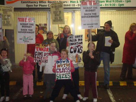 Another Part of Last Thursday's Protest in Finglas