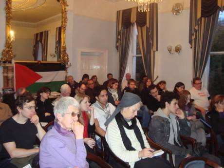 Audience at the public meeting