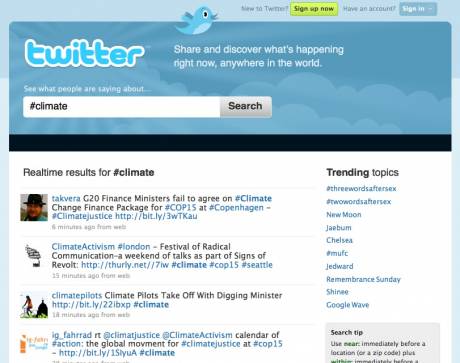 TWITTER climate channel - get fresh CLIMATE news as it emerges...