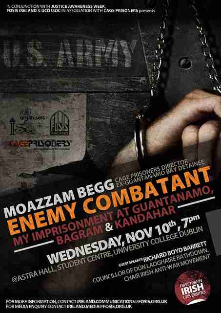 MOAZZAM BEGG TOUR! Enemy Combatant - My Imprisonment in Guantanamo Bay, Bagram & Kandahar