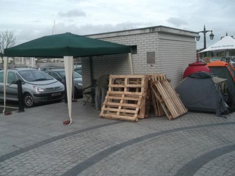 Pallettes n tents, its starts with the first step