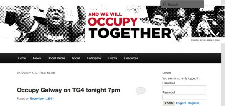#OccupyGalway: BLOG now up and running