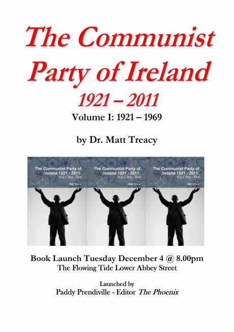 Book Launch by Paddy Prendiville - 4 December 2012 Flowing Tide Abbey Street