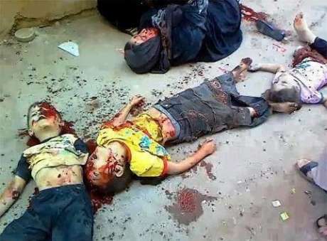 Child Members of the al Dalou Family, Gaza, murdered by Israeli bombs