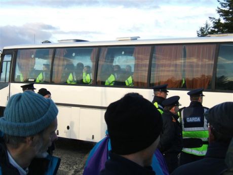 Extra Gardai arrive in buses