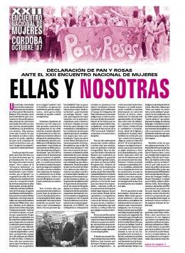 Pan y Rosas front page.