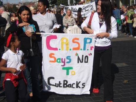 CASP in Dublin says no to cuts