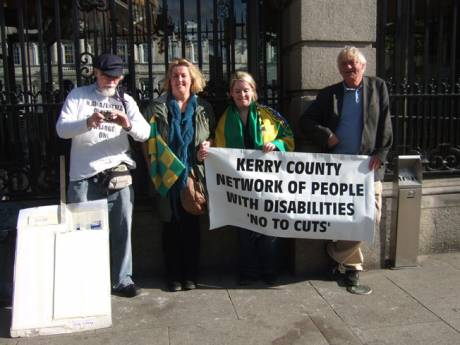 Kerry Network of People with Disabilities - this CDP already held a protest attended by 100s of people in Tralee