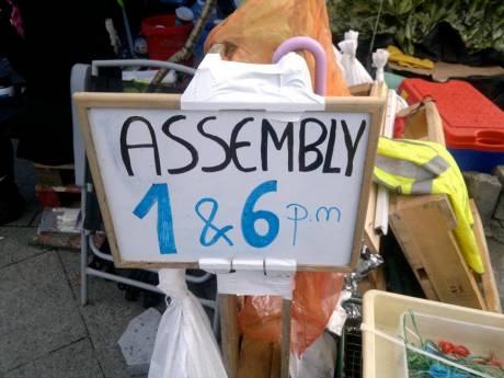 #OccupyGalway: General assemblies at 1 and 6pm every day