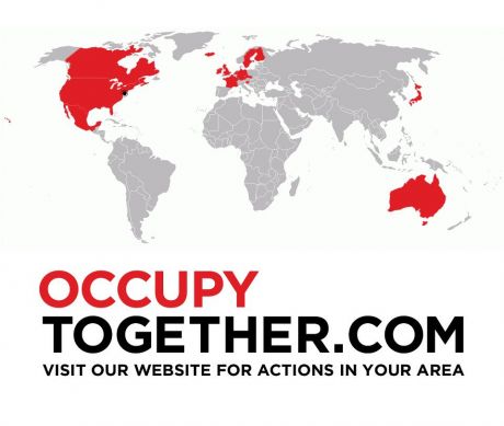 Occupy Together - the spread of the #AMERICANREVOLUTION