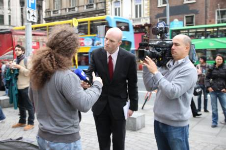 TV3 interview #OccupyDameStreet