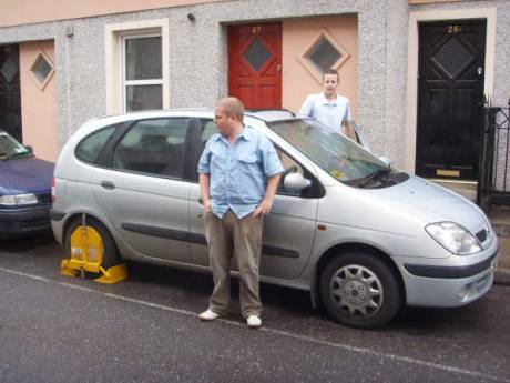 Smash Political Clamping!!!! (or someones negligence)