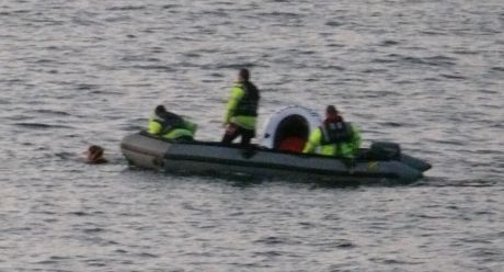 The seizure of the S2S Hypatia - 3. Garda boat chasing down crew.
