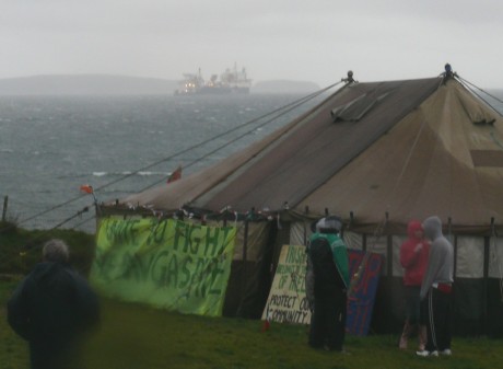 The Solitaire shortly after she entered Broadhaven Bay