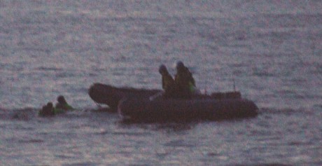 Garda sandwich S2S activists between ribs - 4. Garda have seized S2S boat crew.