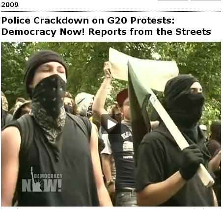 G20 Pitsburgh; This is what democracy looks like