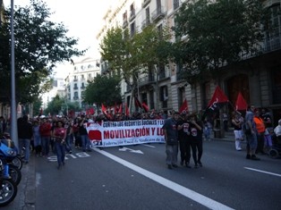 CGT section on the march