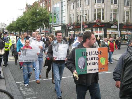 Criminalization, Intimidation, Division of Anti-Internment - PSF ?, IRSP ? or RNU ?, Dublin Rally